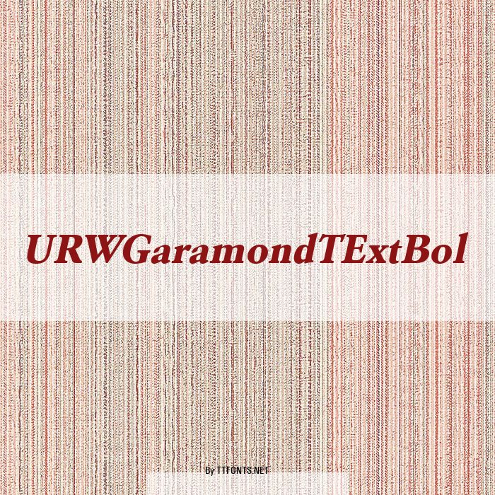 URWGaramondTExtBol example