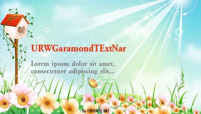 URWGaramondTExtNar example