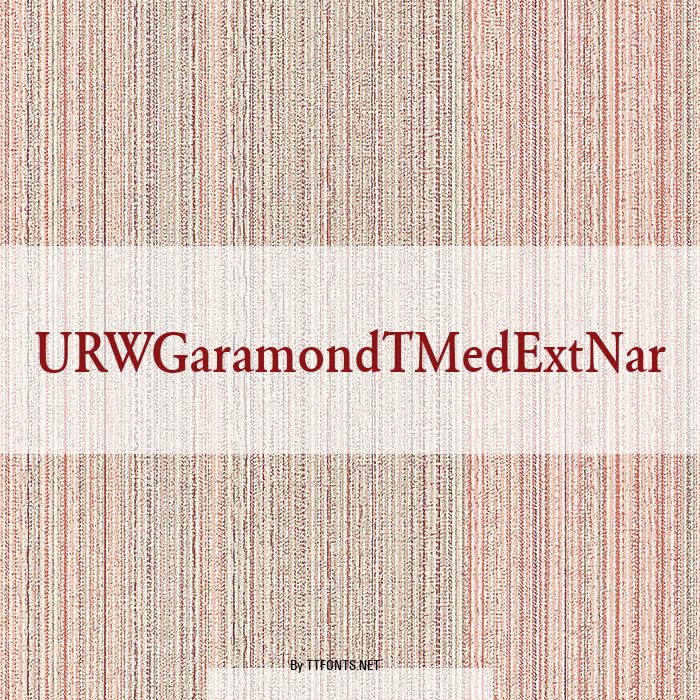 URWGaramondTMedExtNar example