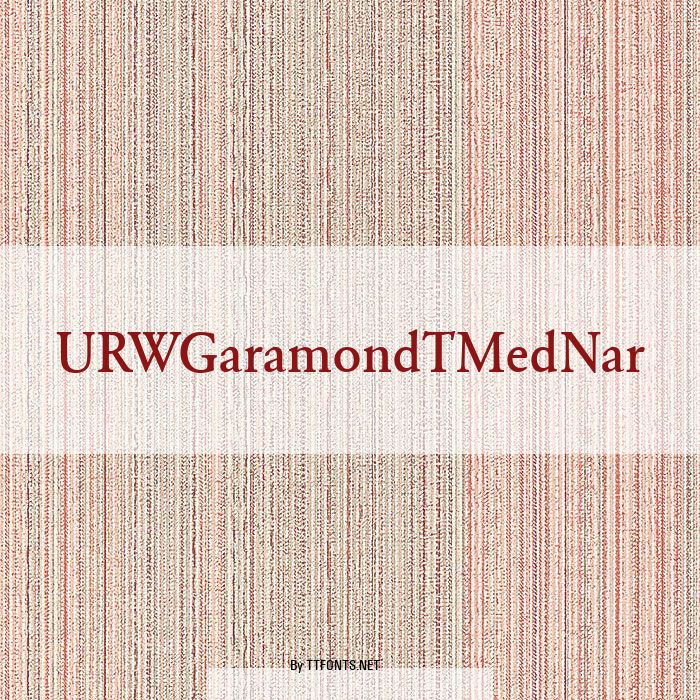 URWGaramondTMedNar example