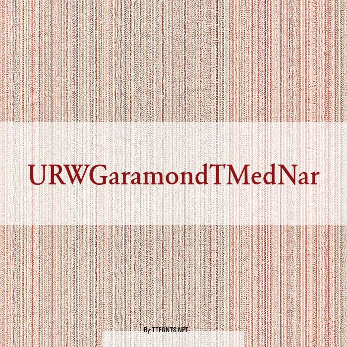 URWGaramondTMedNar example