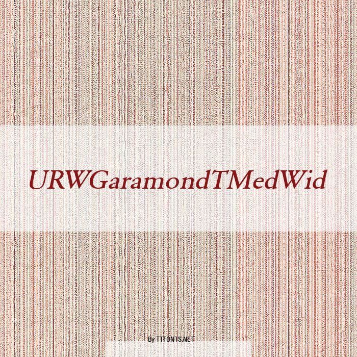 URWGaramondTMedWid example