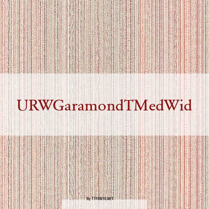 URWGaramondTMedWid example