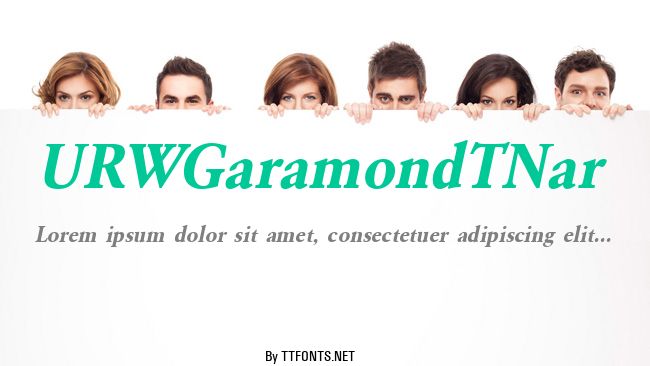 URWGaramondTNar example