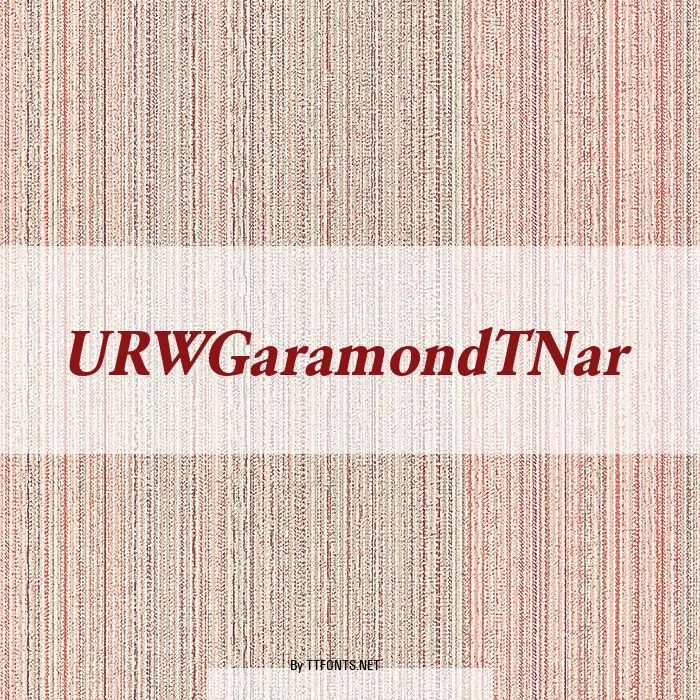 URWGaramondTNar example