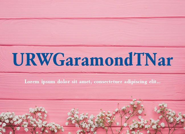 URWGaramondTNar example