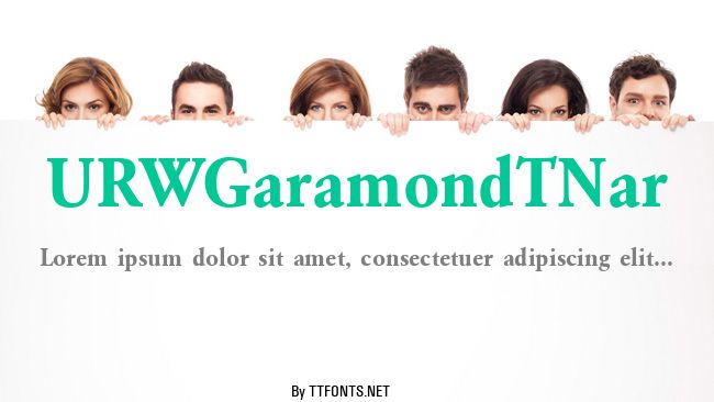 URWGaramondTNar example