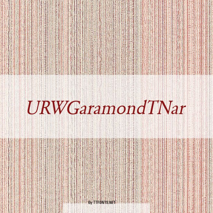URWGaramondTNar example
