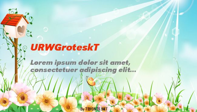 URWGroteskT example