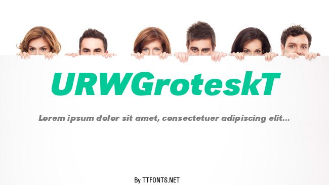 URWGroteskT example