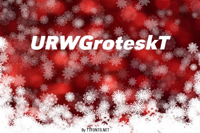 URWGroteskT example