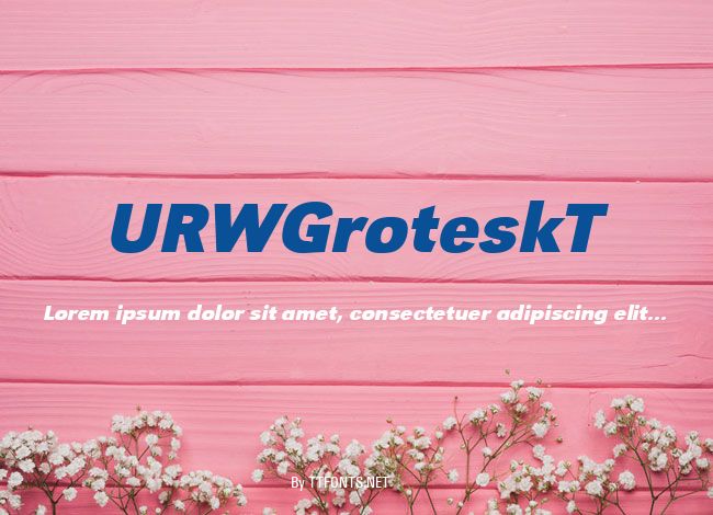 URWGroteskT example