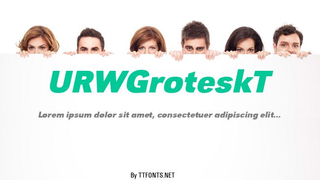 URWGroteskT example