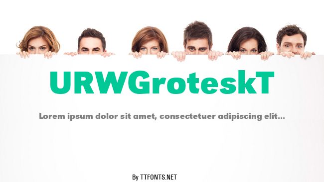 URWGroteskT example