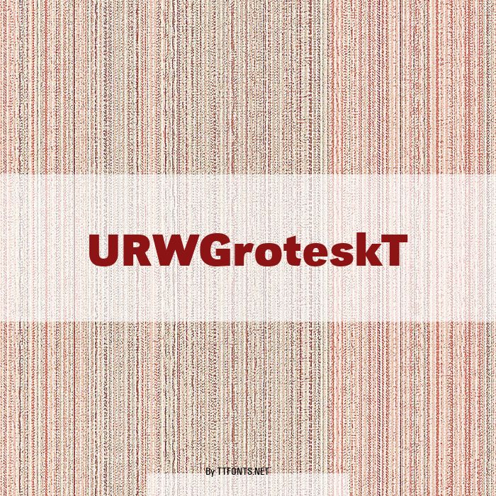 URWGroteskT example