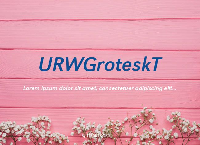 URWGroteskT example