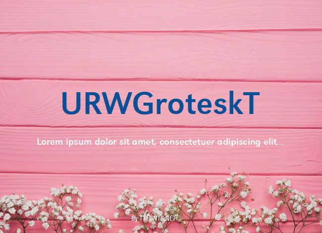 URWGroteskT example