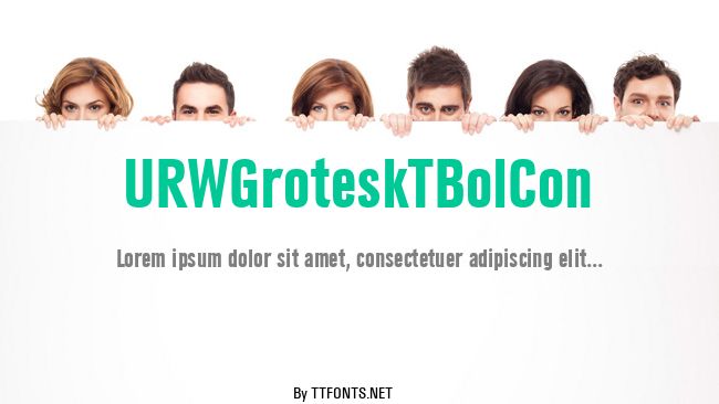 URWGroteskTBolCon example