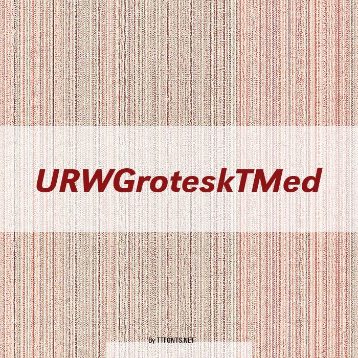 URWGroteskTMed example