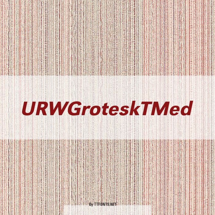 URWGroteskTMed example