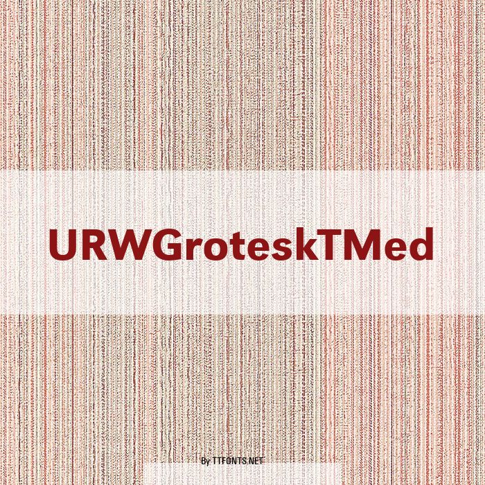 URWGroteskTMed example