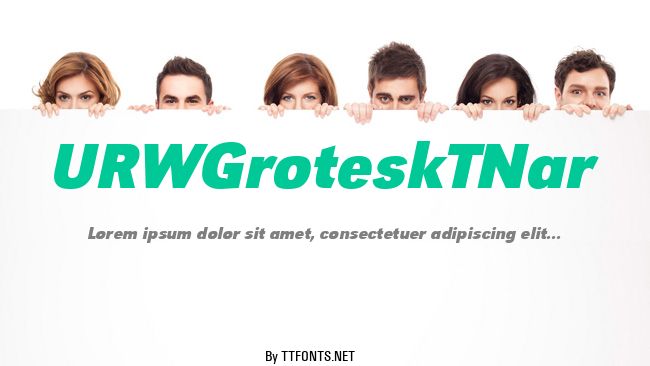URWGroteskTNar example