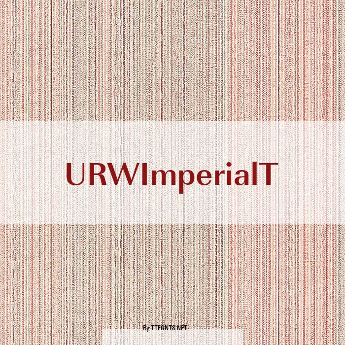 URWImperialT example