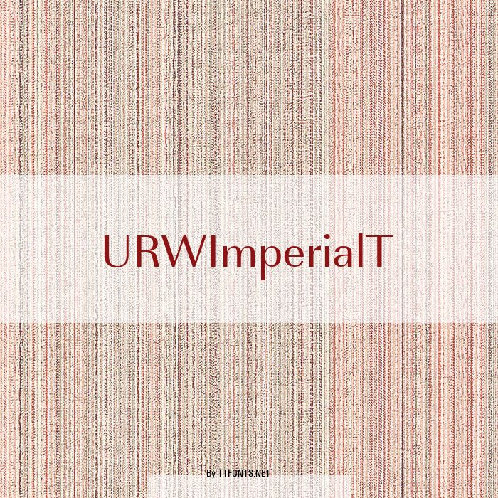 URWImperialT example