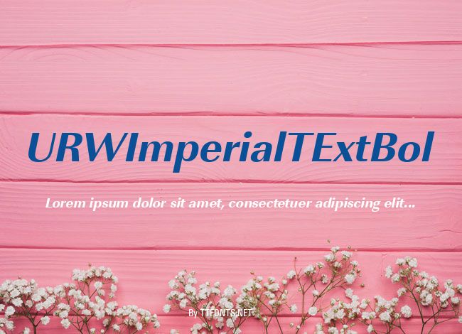 URWImperialTExtBol example