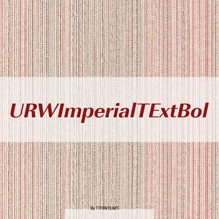 URWImperialTExtBol example