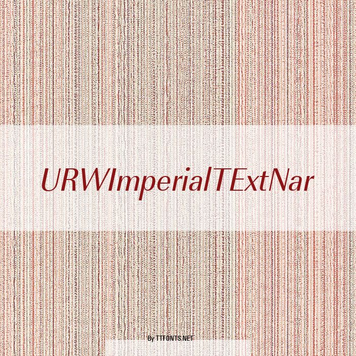 URWImperialTExtNar example