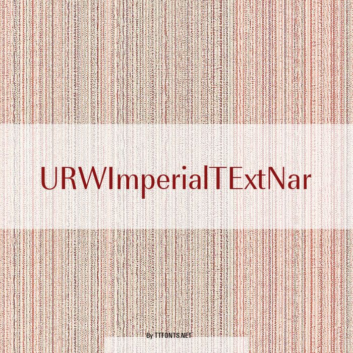 URWImperialTExtNar example