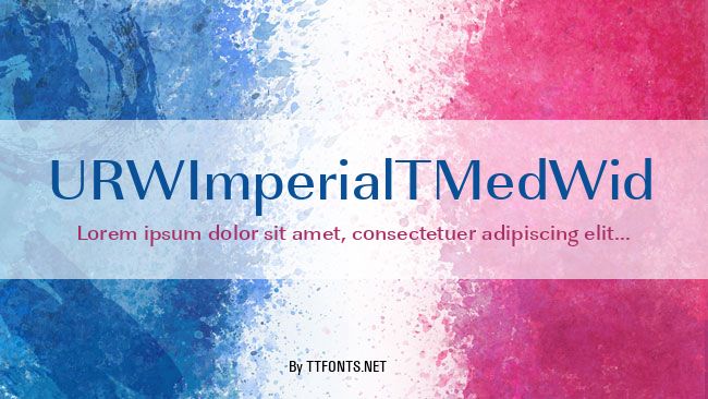 URWImperialTMedWid example