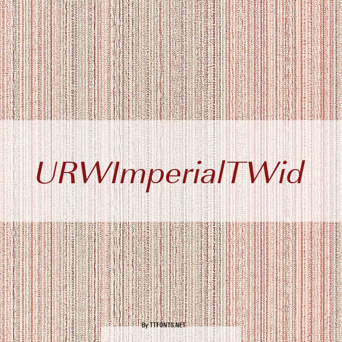 URWImperialTWid example
