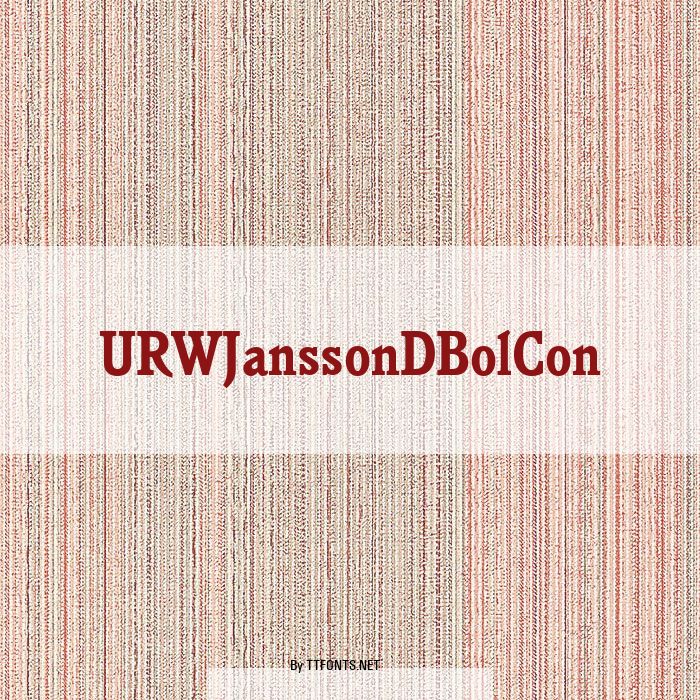 URWJanssonDBolCon example