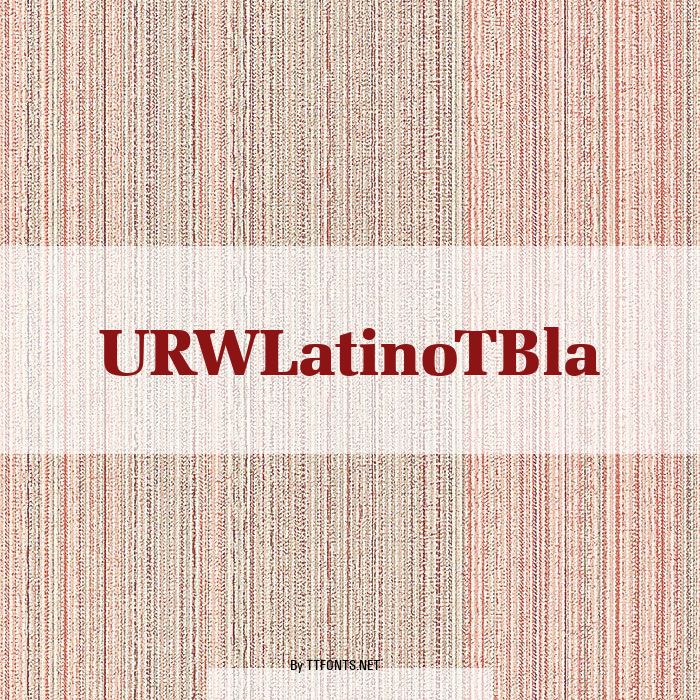 URWLatinoTBla example