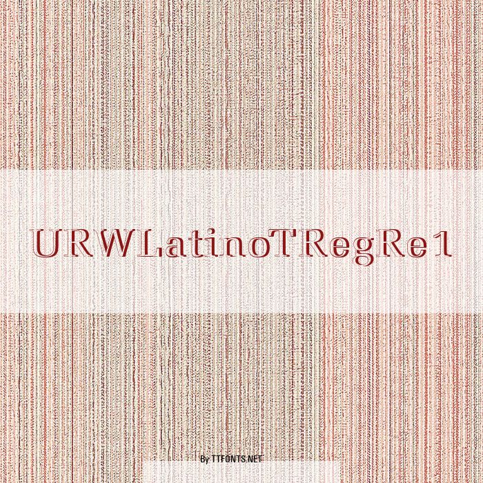 URWLatinoTRegRe1 example