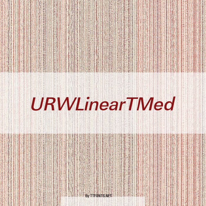 URWLinearTMed example