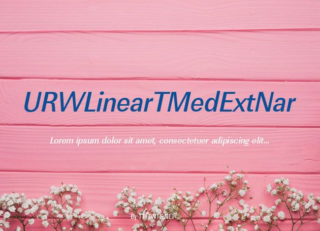 URWLinearTMedExtNar example