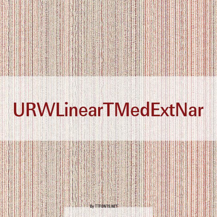 URWLinearTMedExtNar example