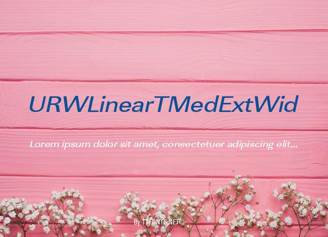 URWLinearTMedExtWid example