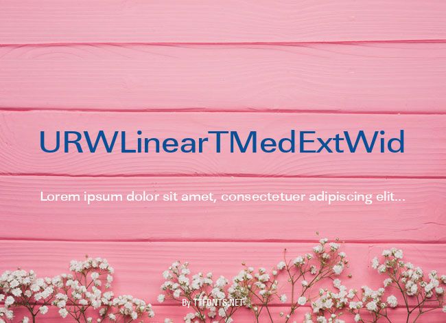 URWLinearTMedExtWid example