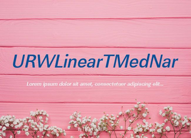 URWLinearTMedNar example