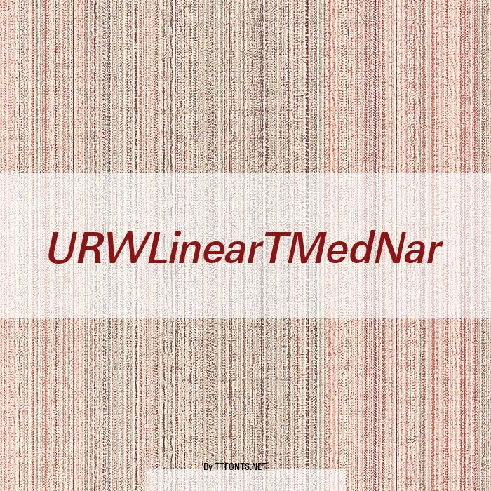 URWLinearTMedNar example