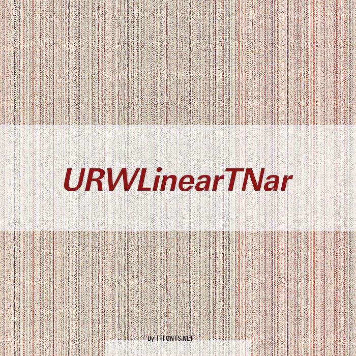 URWLinearTNar example