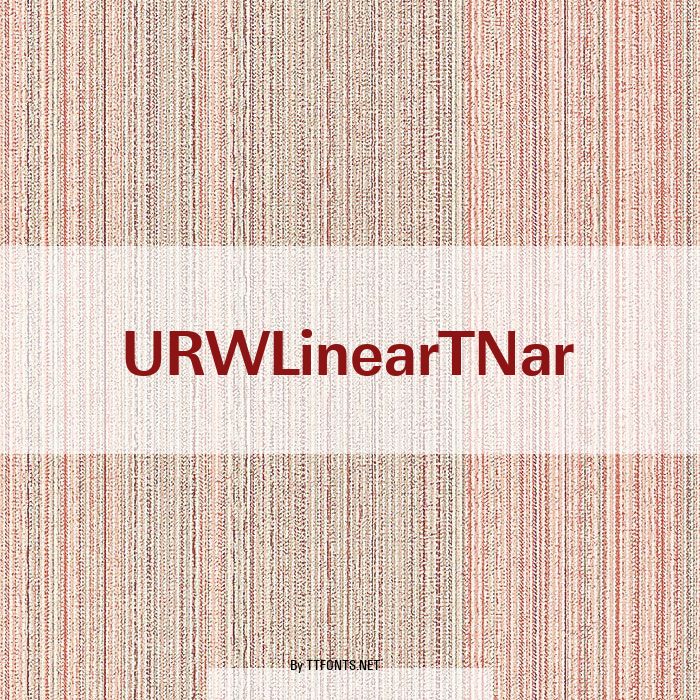URWLinearTNar example