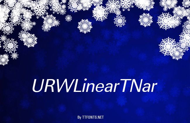 URWLinearTNar example