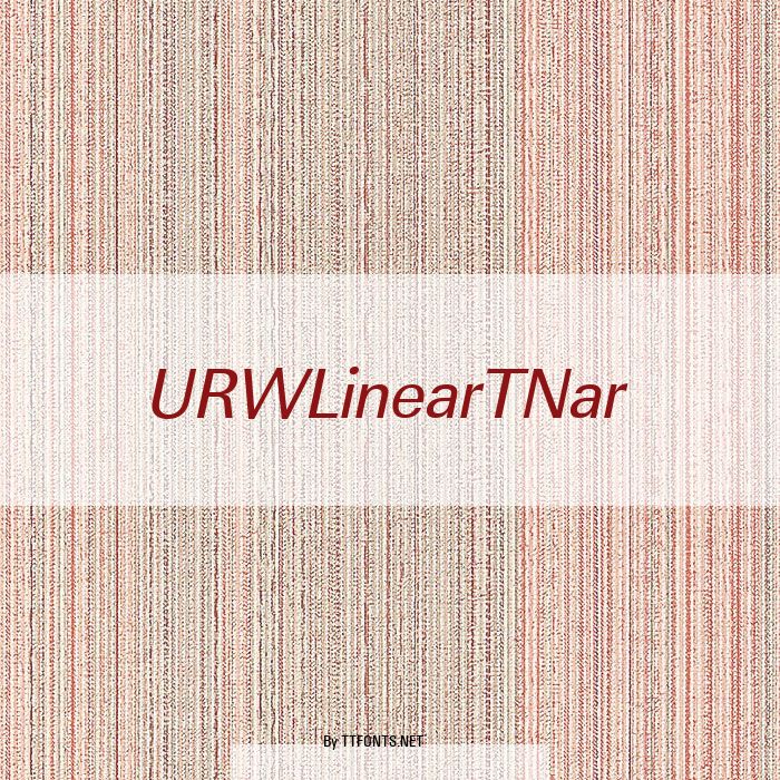 URWLinearTNar example
