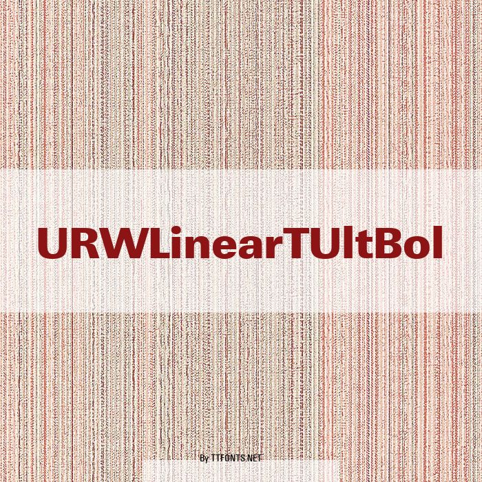 URWLinearTUltBol example