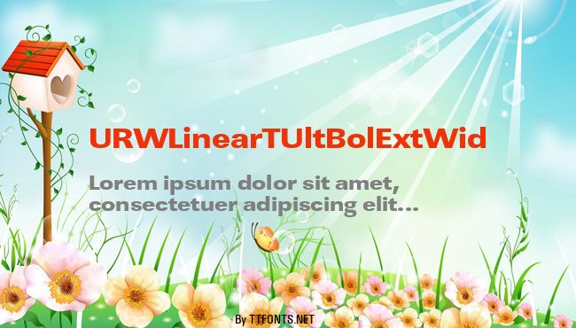 URWLinearTUltBolExtWid example